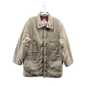 Vintage Pointer Grais Parka Coat Mens Large Beige Insulated Hunting 80s